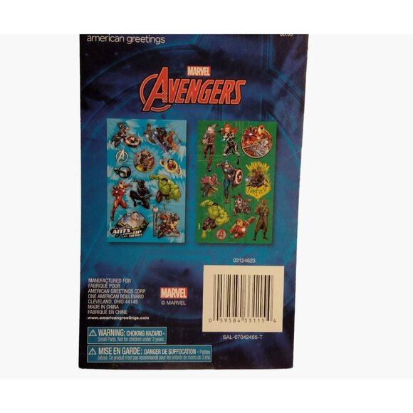 Marvel Avengers Sticker Pad 96 Hulk Iron Man Captain America Party Favor Crafts - Picture 2 of 4